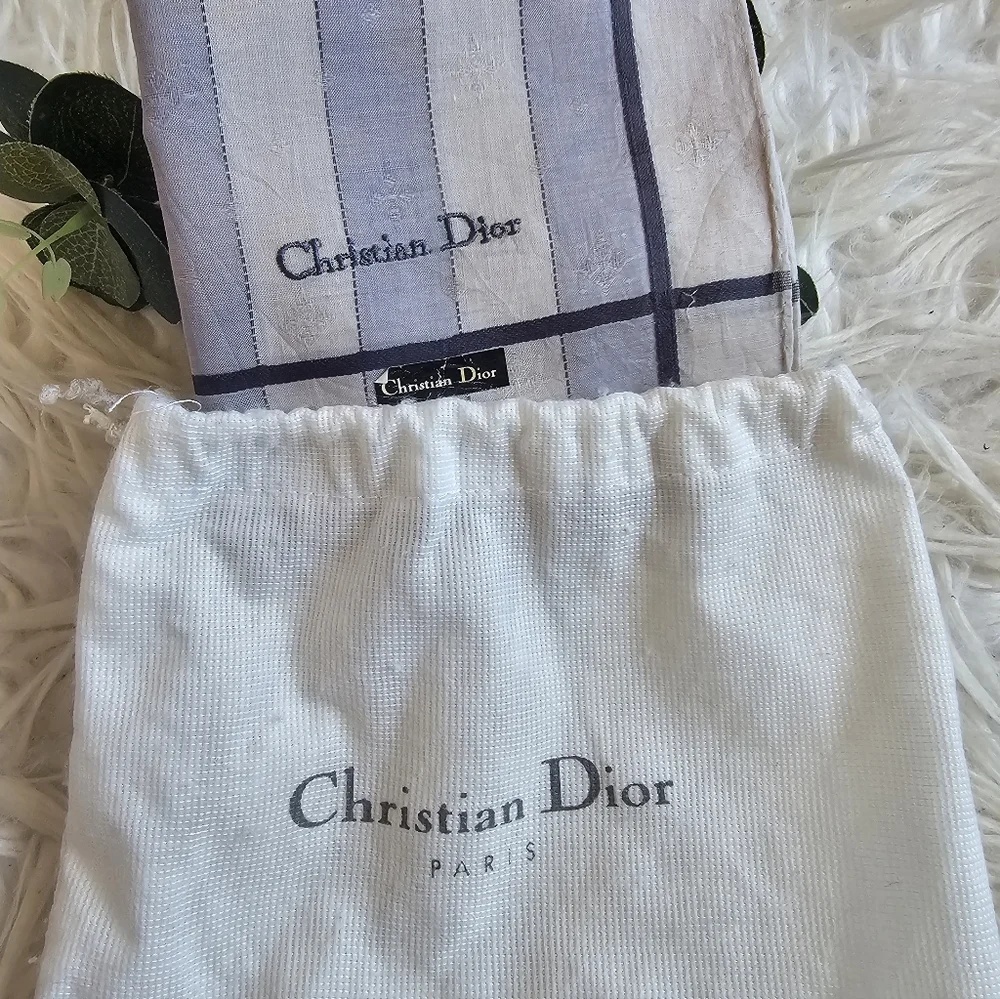 Christian Dior scarf, and dusty - vintage